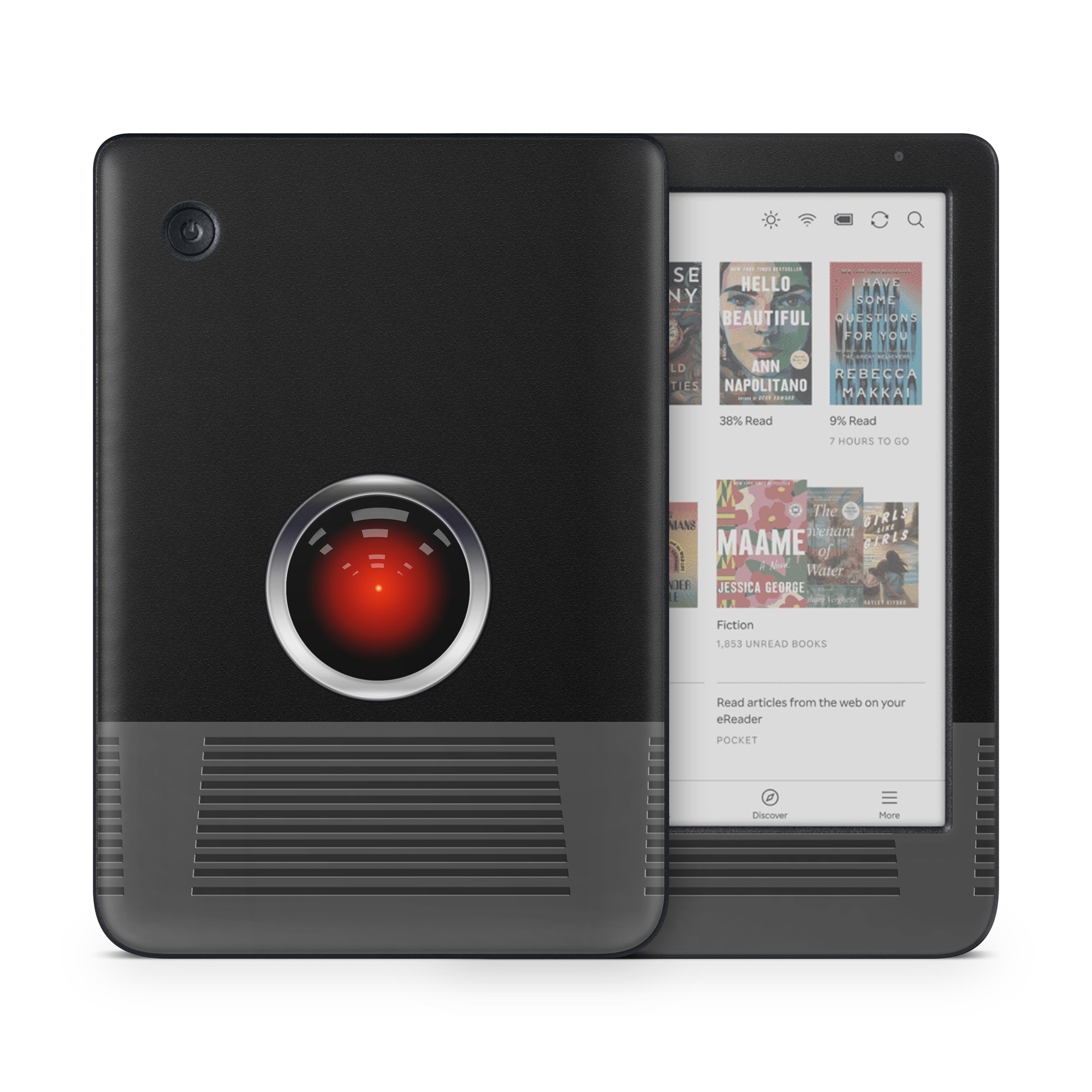Kobo Clara Colour Skin design of Screenshot, Technology, Circle, Space, with black, gray, red, blue colors