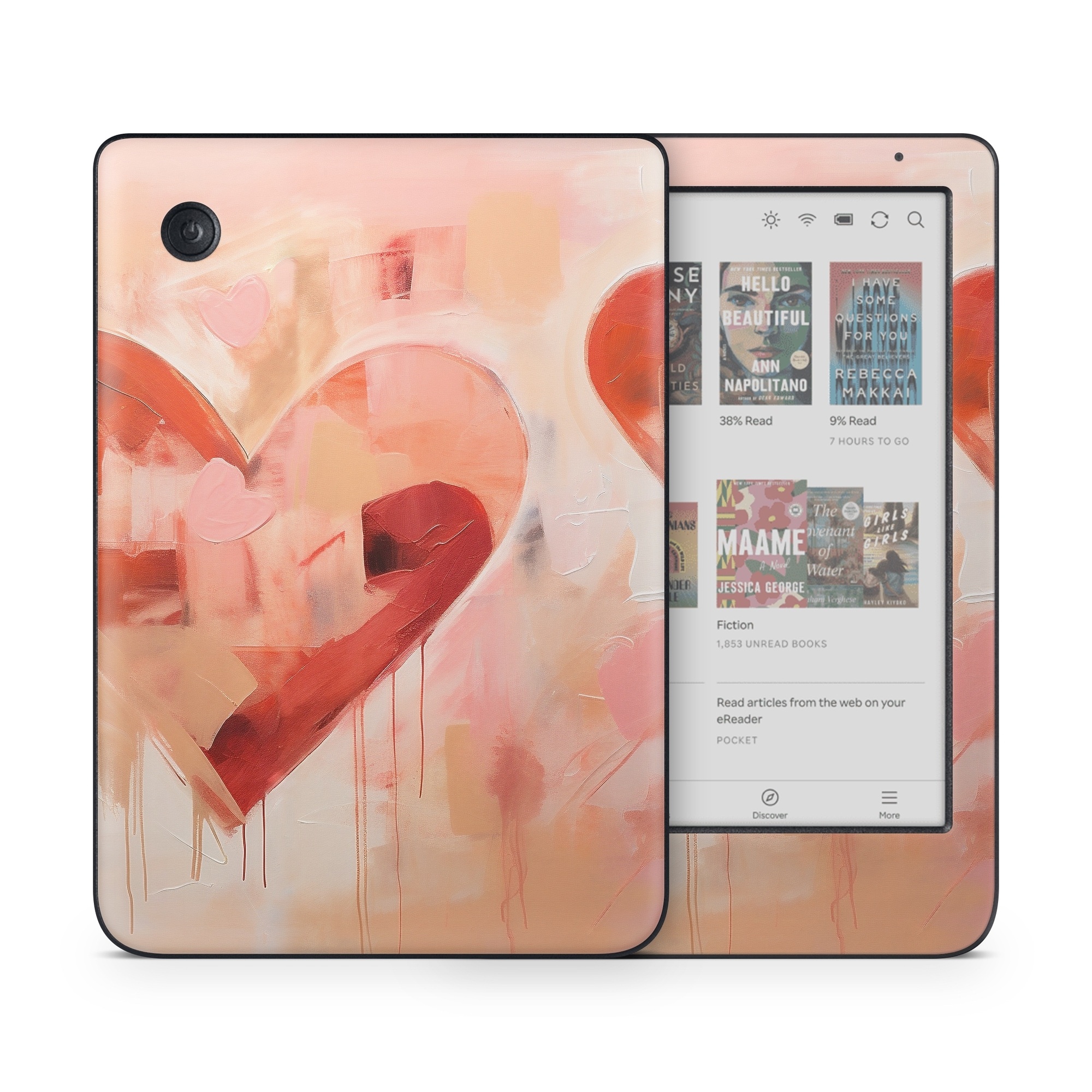 Kobo Clara Colour Skin design of Paint, Art paint, Orange, Art, Font, Red, Painting, Tints and shades, Creative arts, Petal, with red, yellow, orange, pink, black, white colors