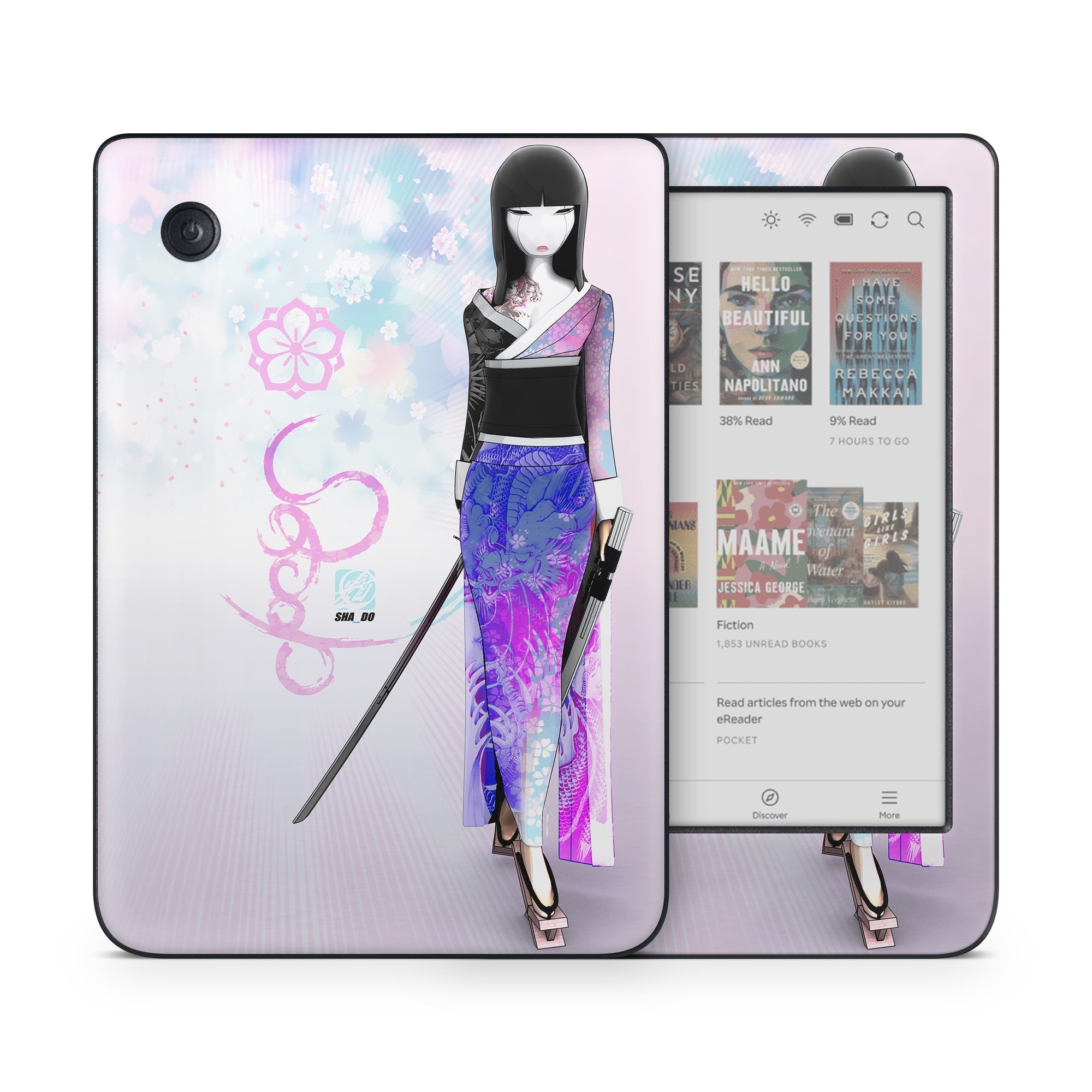 Kobo Clara Colour Skin design of Clothing, Fashion illustration, Fashion model, Pink, Fashion, Purple, Fashion design, Dress, Barbie, Illustration, with white, pink, purple, black, blue colors