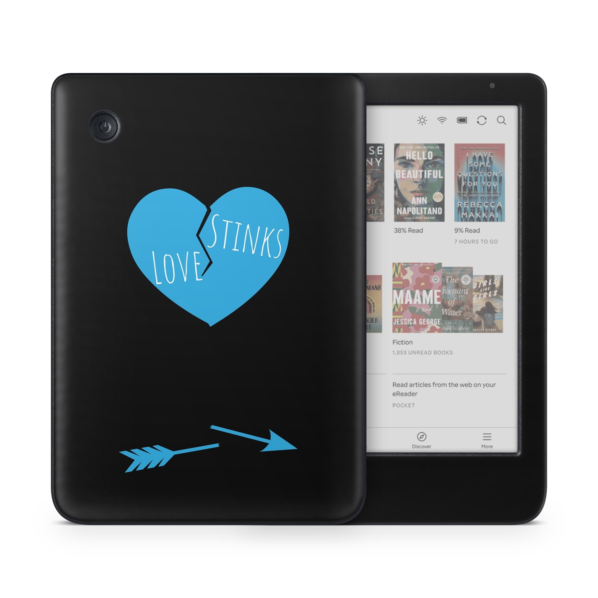 Kobo Clara Colour Skin design of Human body, Gesture, Font, Electric blue, Art, Magenta, Circle, Logo, Symbol, Pattern, with black, red, white colors