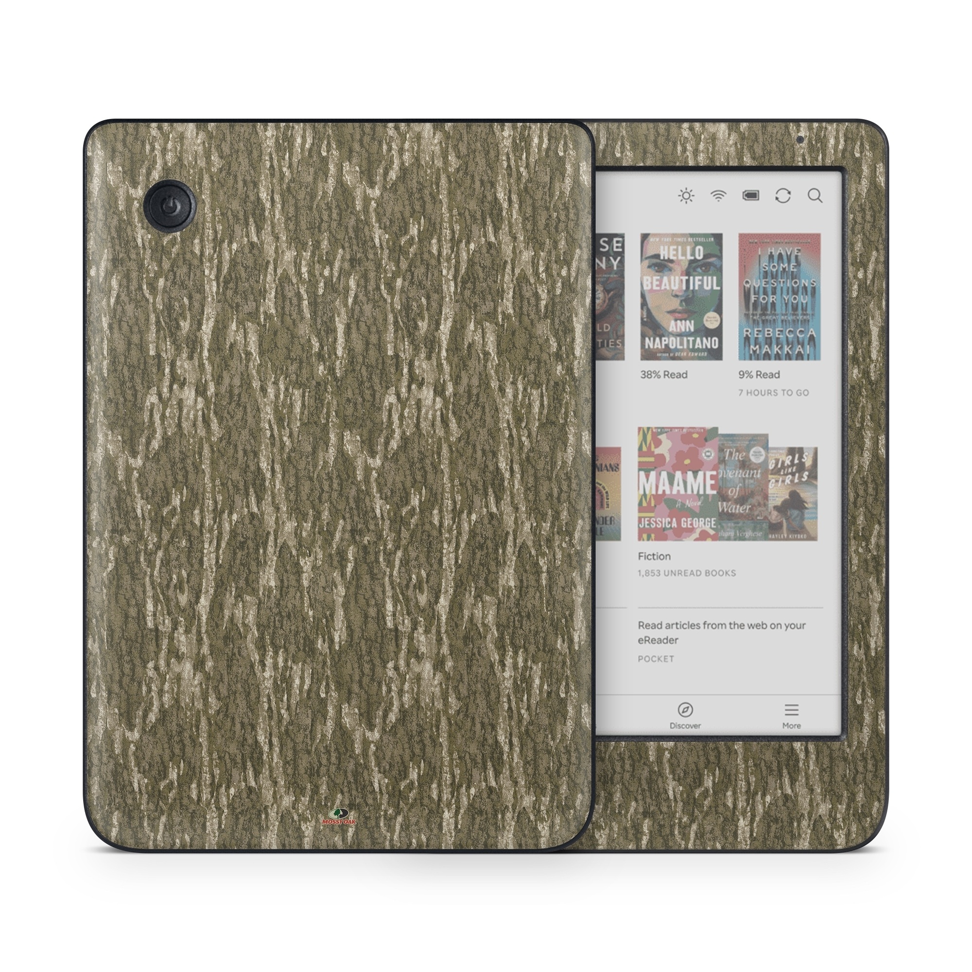 Kobo Clara Colour Skin design of Grass, Brown, Grass family, Plant, Soil, with black, red, gray colors