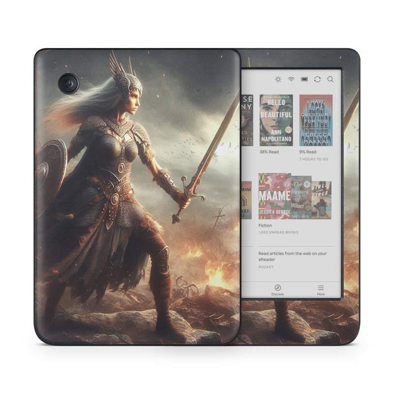 Kobo Clara Colour Skin design of CG artwork, Armour, Fictional character, Action, Mythology, Action-adventure game, Breastplate, Video Game Software, Spear, Sword