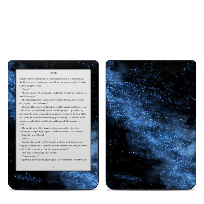 Kobo Clara HD Skin design of Sky, Atmosphere, Black, Blue, Outer space, Atmospheric phenomenon, Astronomical object, Darkness, Universe, Space, with black, blue colors