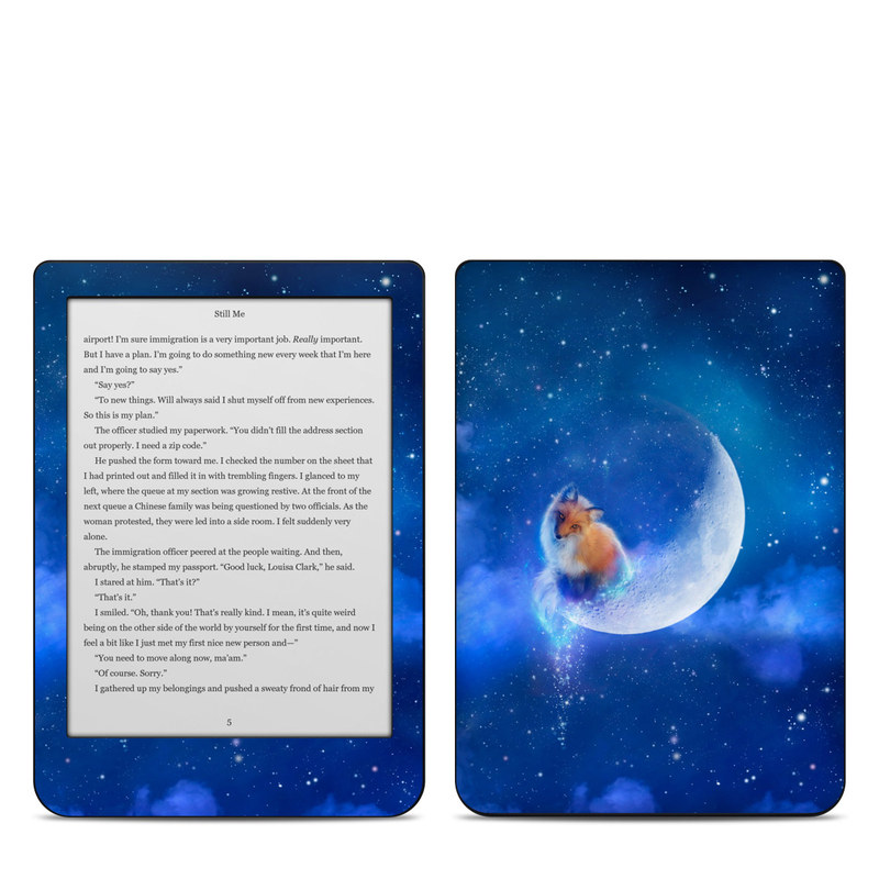 Kobo Clara HD Skin design of Sky, Atmosphere, Astronomical object, Outer space, Space, Universe, Illustration, Nebula, Galaxy, Fictional character, with blue, black, gray colors