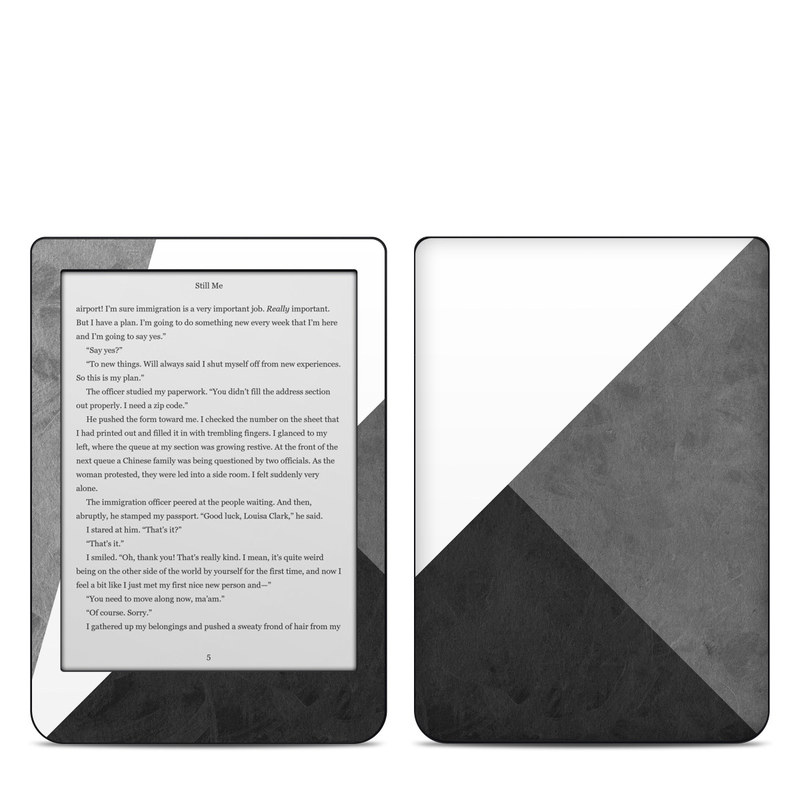 Kobo Clara HD Skin design of Black, White, Black-and-white, Line, Grey, Architecture, Monochrome, Triangle, Monochrome photography, Pattern, with white, black, gray colors