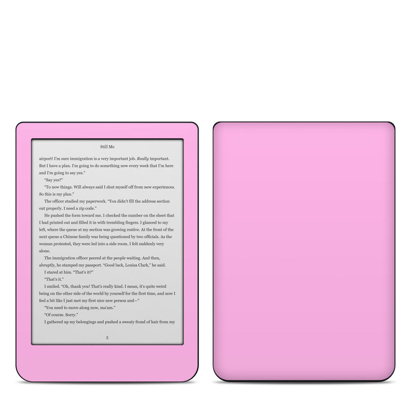 Kobo Clara HD Skin design of Pink, Violet, Purple, Red, Magenta, Lilac, Sky, Material property, Peach, with pink colors