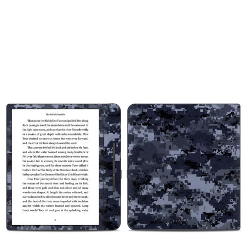 Digital Navy Camo Kobo Forma Skin