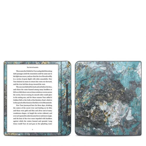 Gilded Glacier Marble Kobo Forma Skin