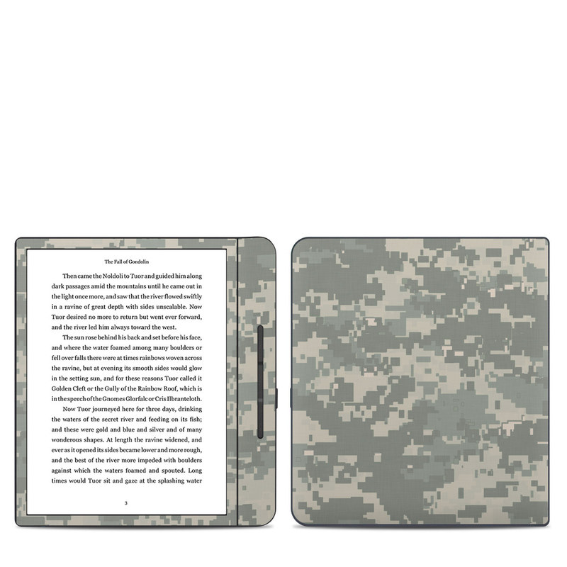 Kobo Forma Skin design of Military camouflage, Green, Pattern, Uniform, Camouflage, Design, Wallpaper, with gray, green colors