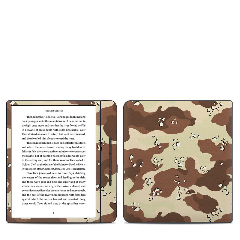 Kobo Forma Skin design of Military camouflage, Brown, Pattern, Design, Camouflage, Textile, Beige, Illustration, Uniform, Metal, with gray, red, black, green colors