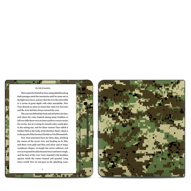 Kobo Forma Skin design of Military camouflage, Pattern, Camouflage, Green, Uniform, Clothing, Design, Military uniform, with black, gray, green colors
