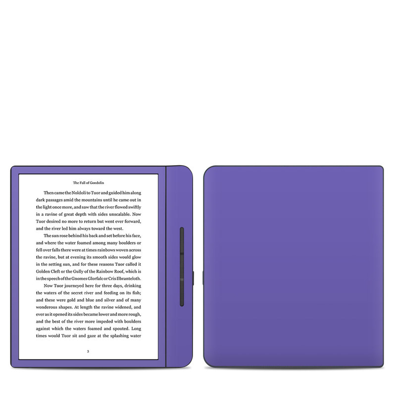 Kobo Forma Skin design of Blue, Violet, Sky, Purple, Daytime, Black, Lilac, Cobalt blue, Pink, Azure, with purple colors