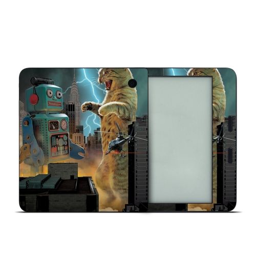 Catzilla Vs Robot Kobo Libra 2 Skin
