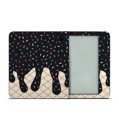 Black Ice Cream Drip Kobo Libra 2 Skin