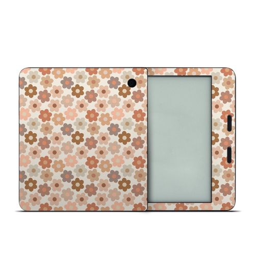 Terracotta Daisies Kobo Libra 2 Skin