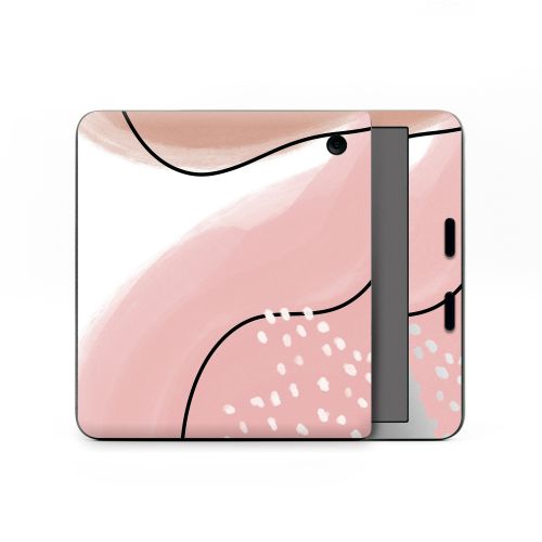 Abstract Pink and Brown Kobo Libra Colour Skin