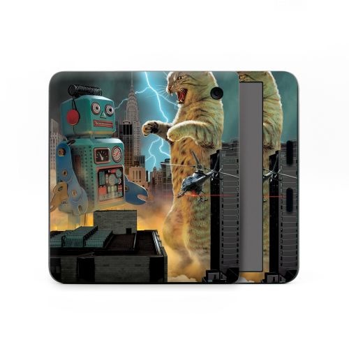 Catzilla Vs Robot Kobo Libra Colour Skin