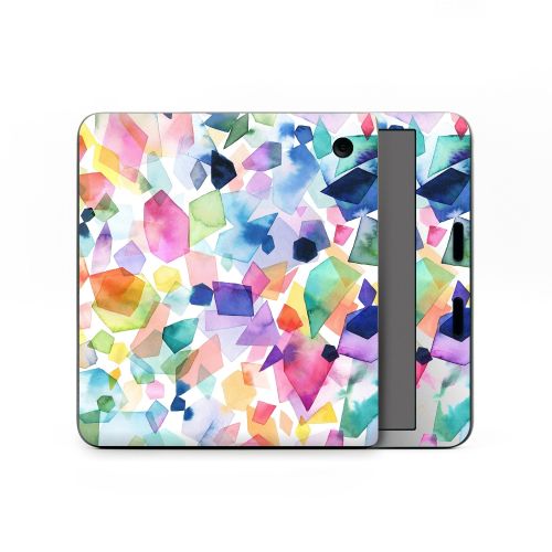 Watercolor Crystals and Gems Kobo Libra Colour Skin