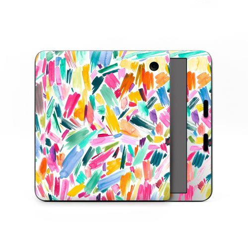 Watercolor Colorful Brushstrokes Kobo Libra Colour Skin