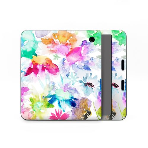 Watercolor Spring Memories Kobo Libra Colour Skin