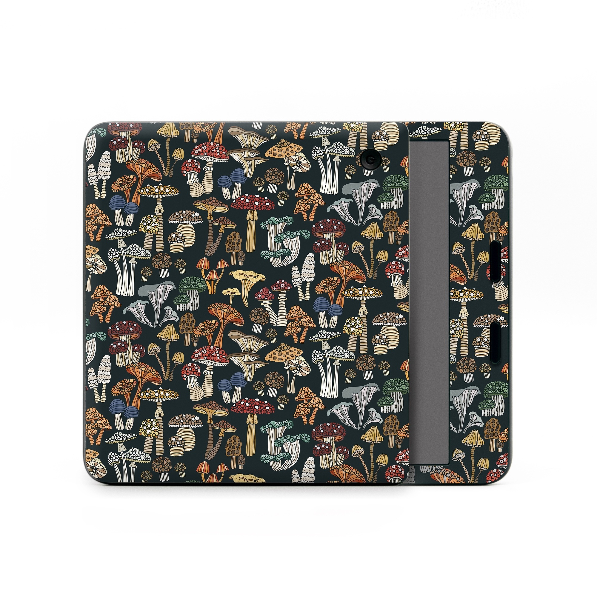 Kobo Libra Colour Skin design of Brown, Textile, Sleeve, Art, Font, Pattern, Collage, Painting, Illustration, Event, with black, white, blue, red, yellow, orange colors
