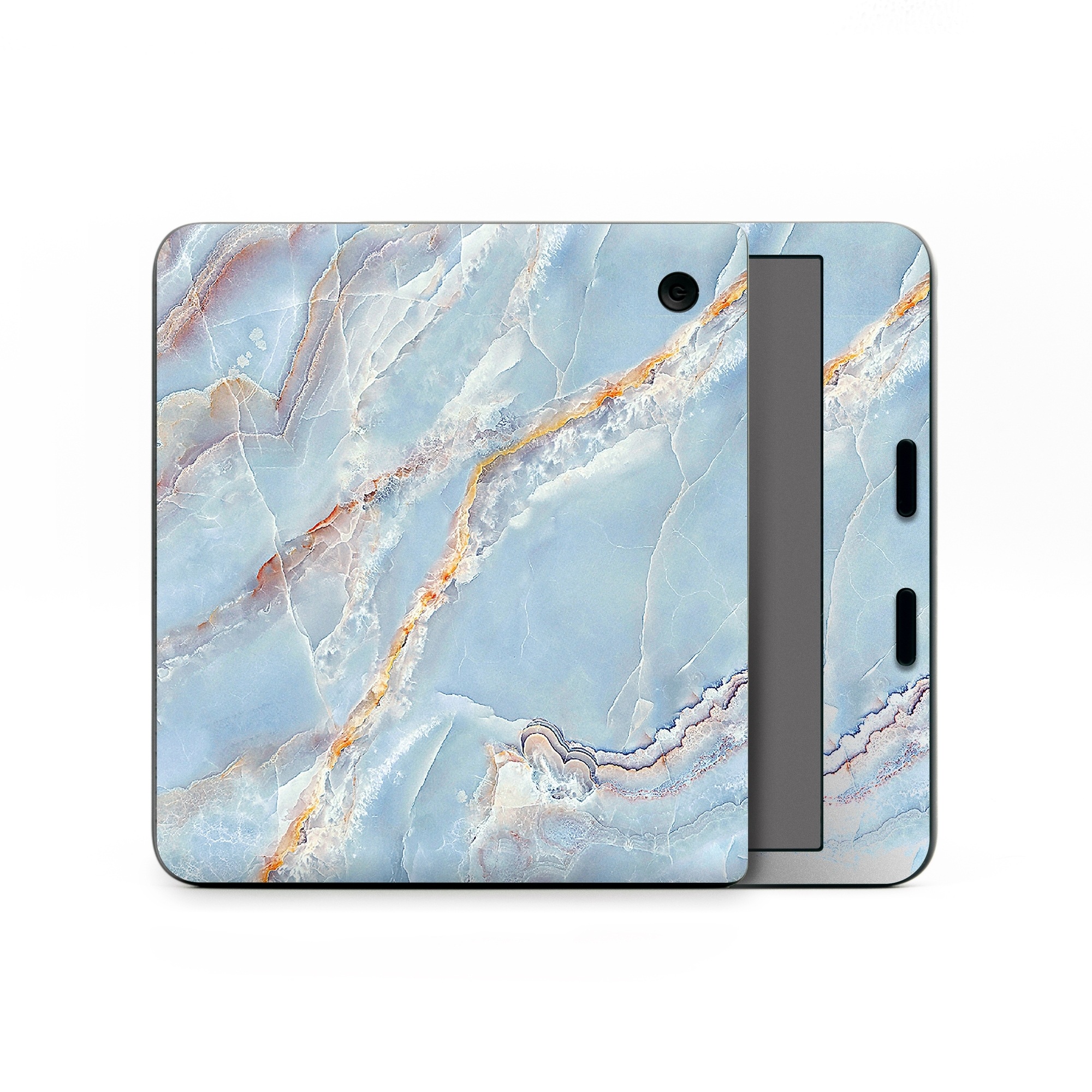 Kobo Libra Colour Skin design of Blue, Azure, Aqua, Onyx, with blue, red, orange, white colors