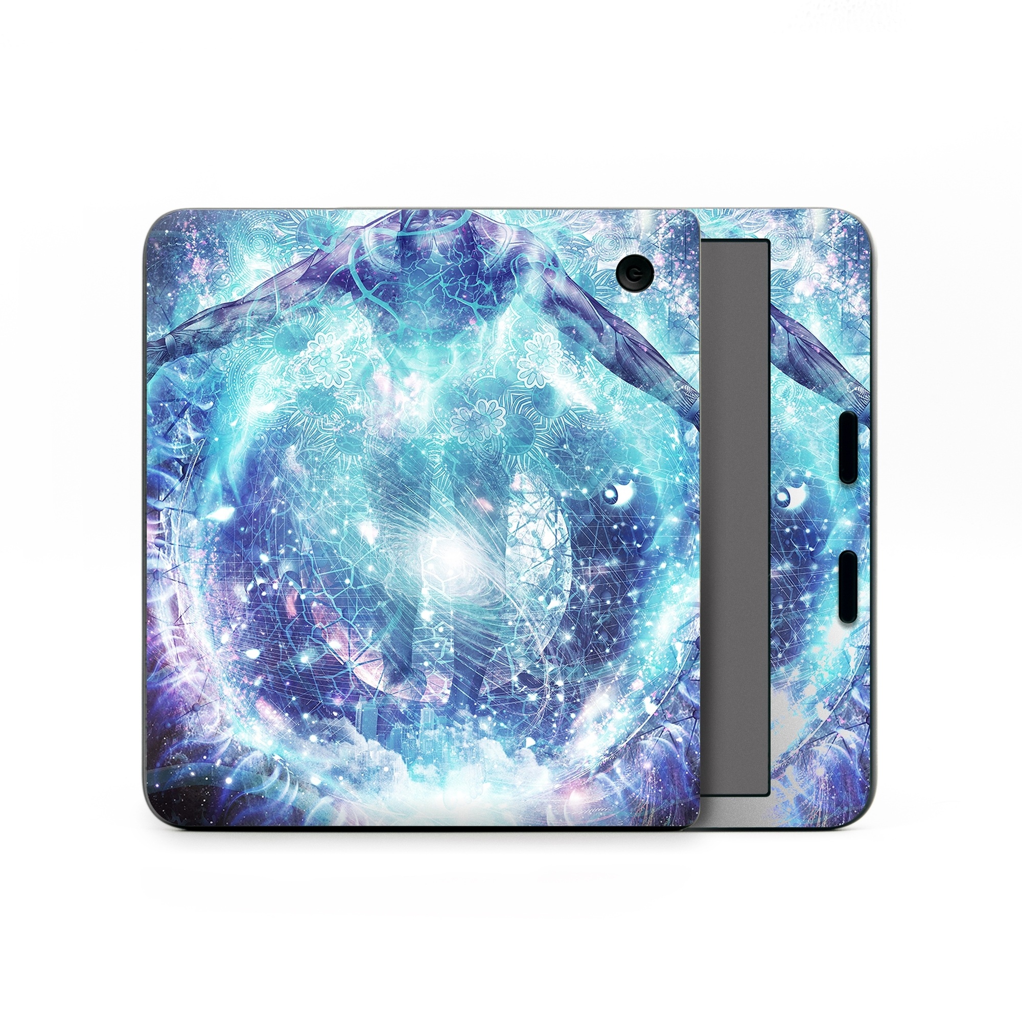 Kobo Libra Colour Skin design of Outer space, Astronomical object, Universe, Space, Sky, Atmosphere, Fractal art, Nebula, Science, Star, with blue, black, red, yellow, white colors