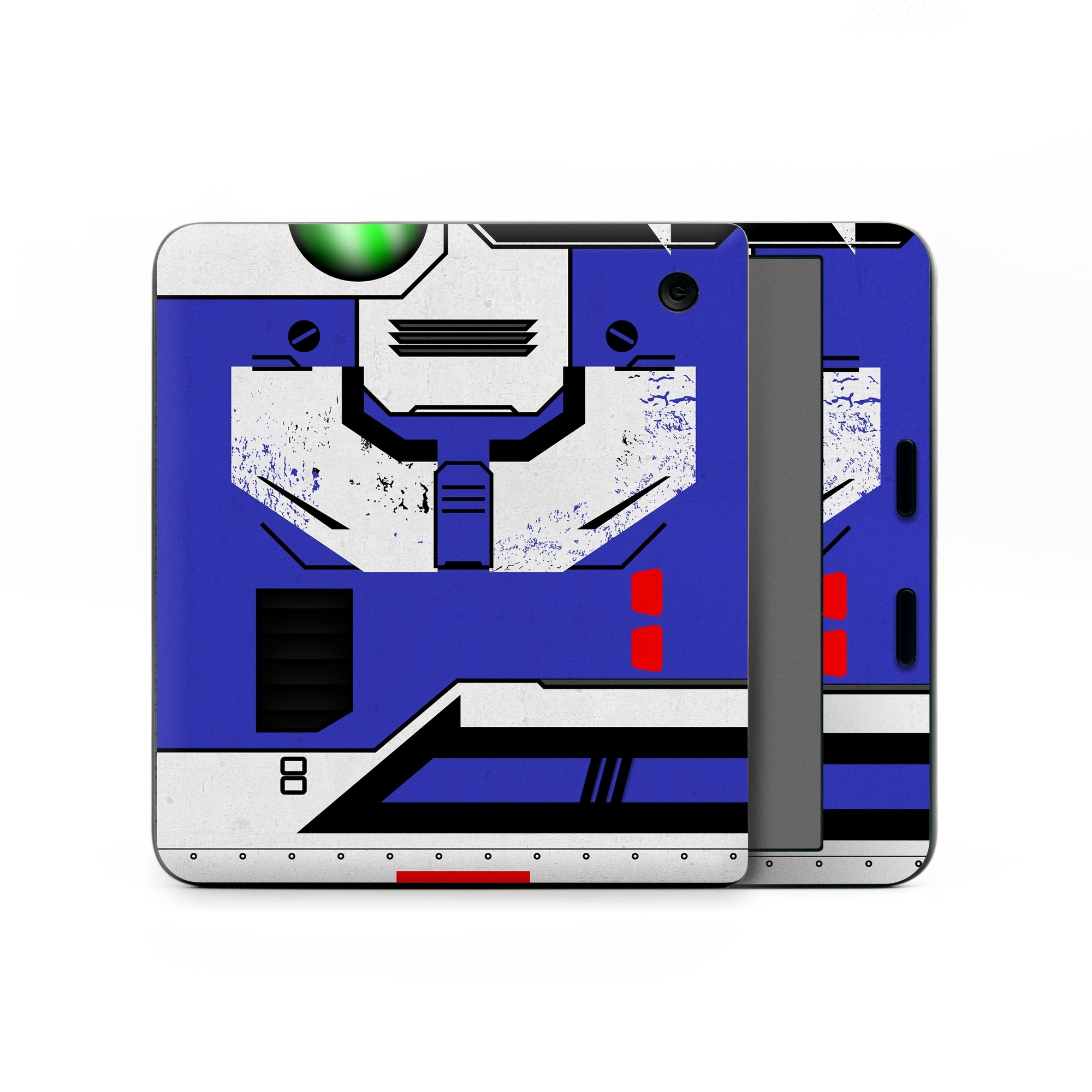 Kobo Libra Colour Skin design of Floppy disk, Technology, Electric blue, Fictional character, with white, blue, black, gray colors