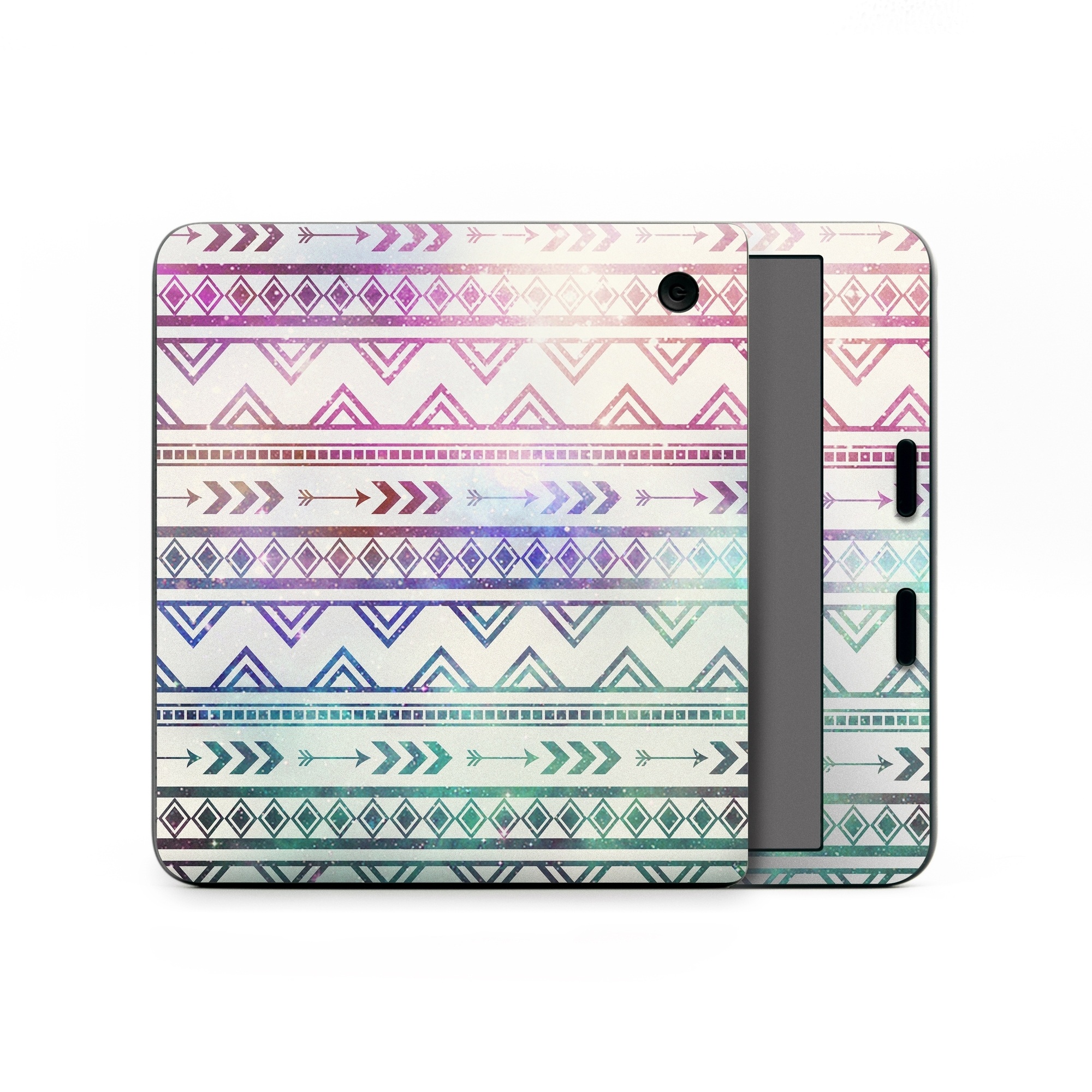 Kobo Libra Colour Skin design of Pattern, Line, Teal, Design, Textile, with gray, pink, yellow, blue, black, purple colors