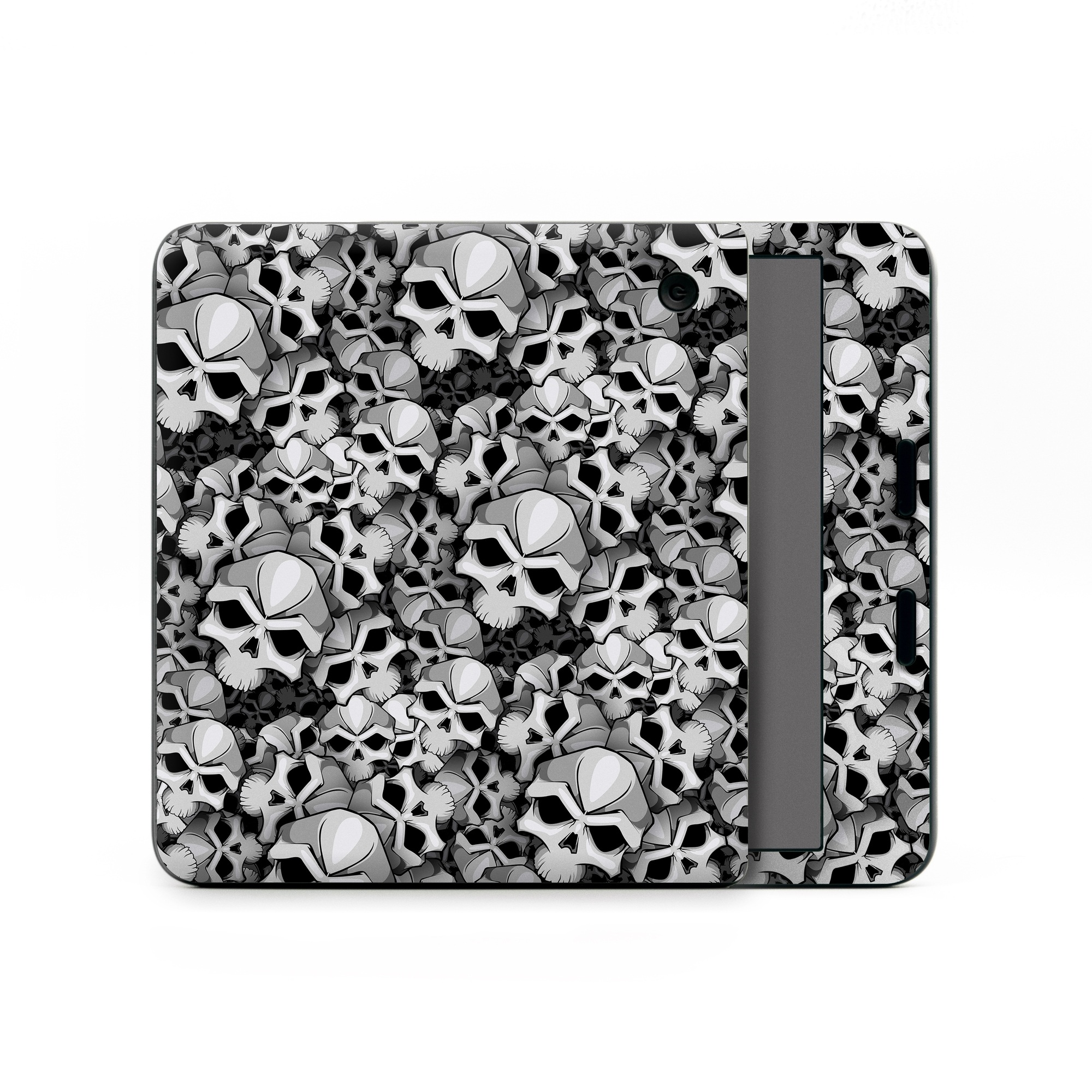 Kobo Libra Colour Skin design of Pattern, Black-and-white, Monochrome, Ball, Football, Monochrome photography, Design, Font, Stock photography, Photography, with gray, black colors