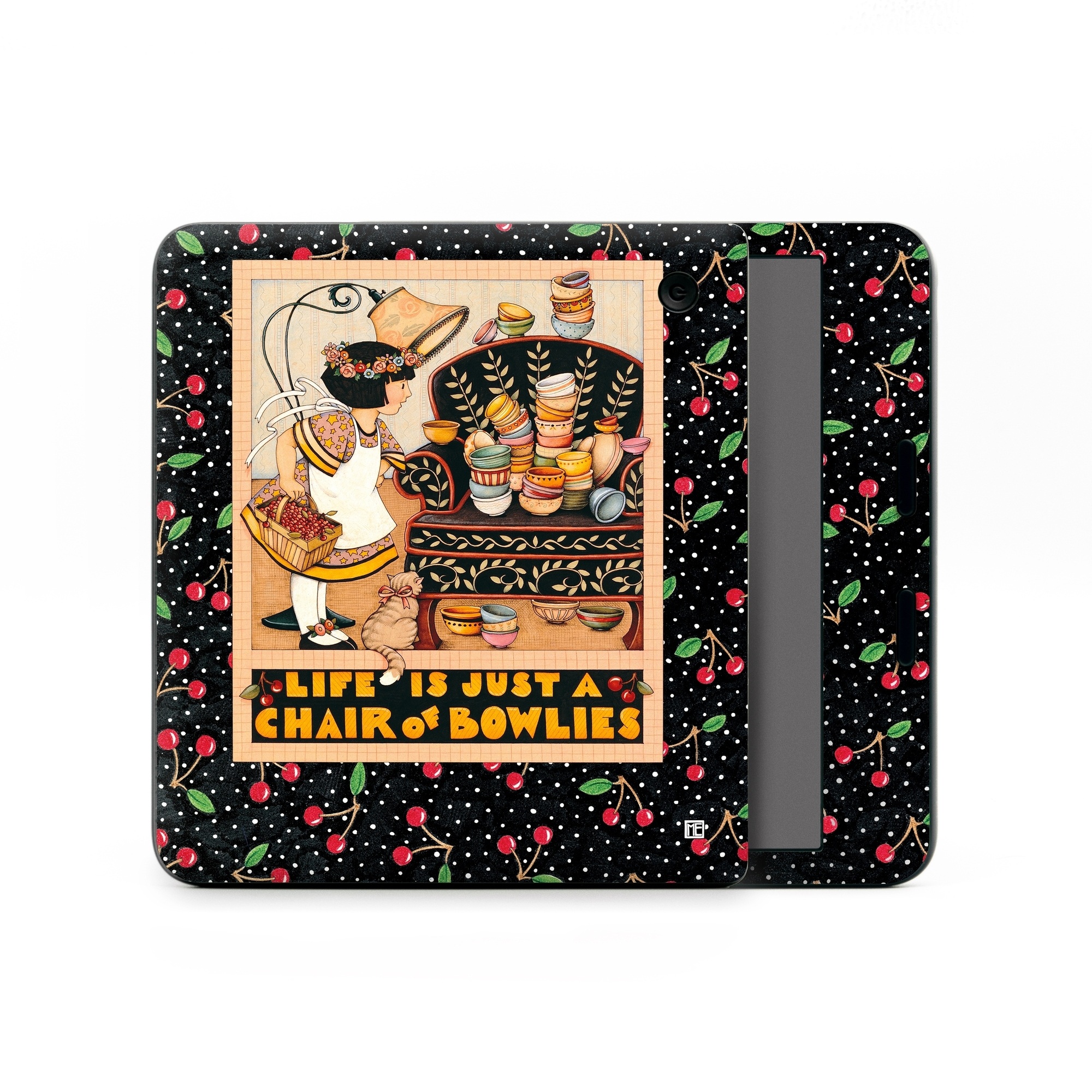 Kobo Libra Colour Skin design of Poster, Illustration, Christmas eve, Christmas, Art, with black, red, green, orange, yellow colors