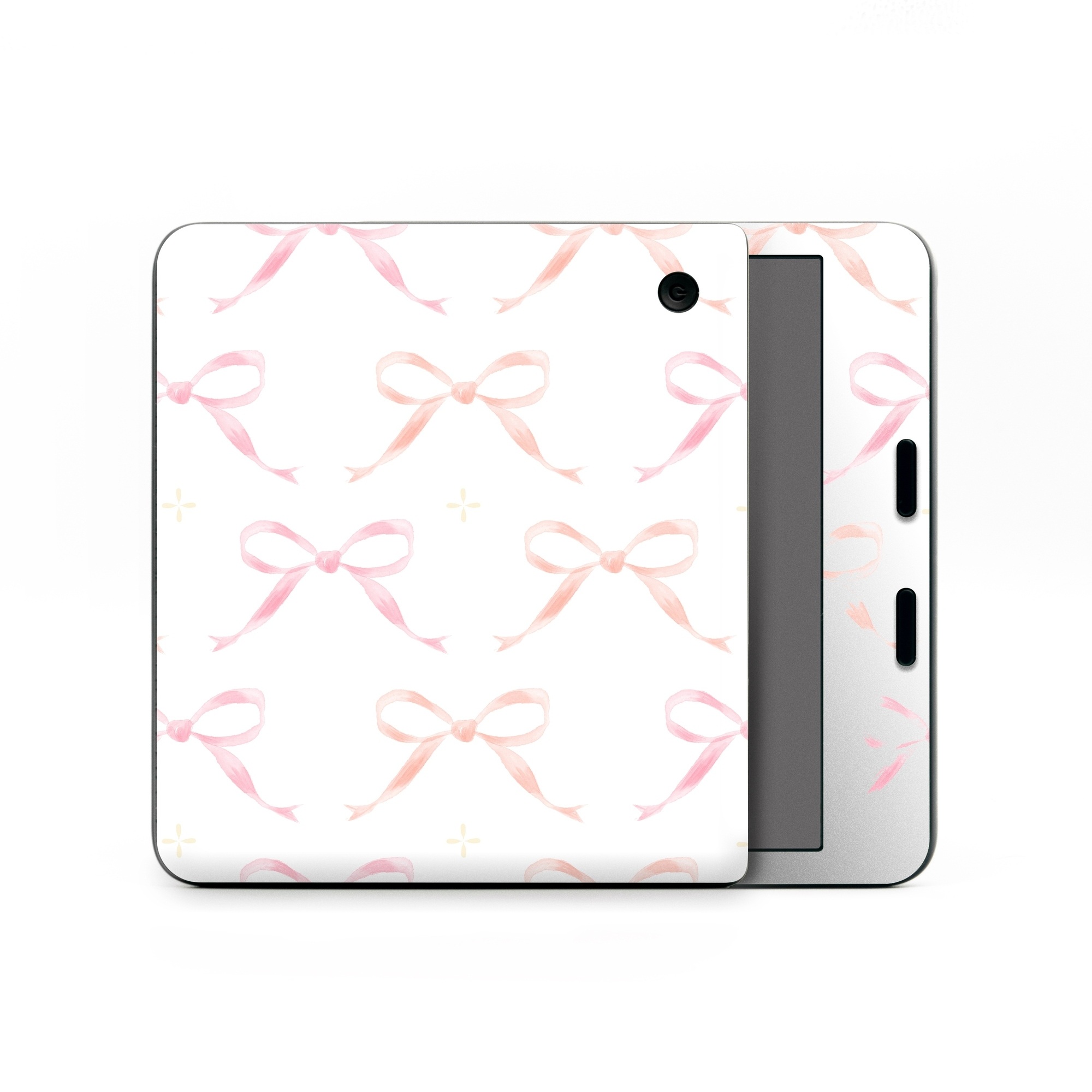 Kobo Libra Colour Skin design of Textile, Rectangle, Pink, Motif, Font, Magenta, Symmetry, Pattern, Art, Peach, with white, pink, orange colors