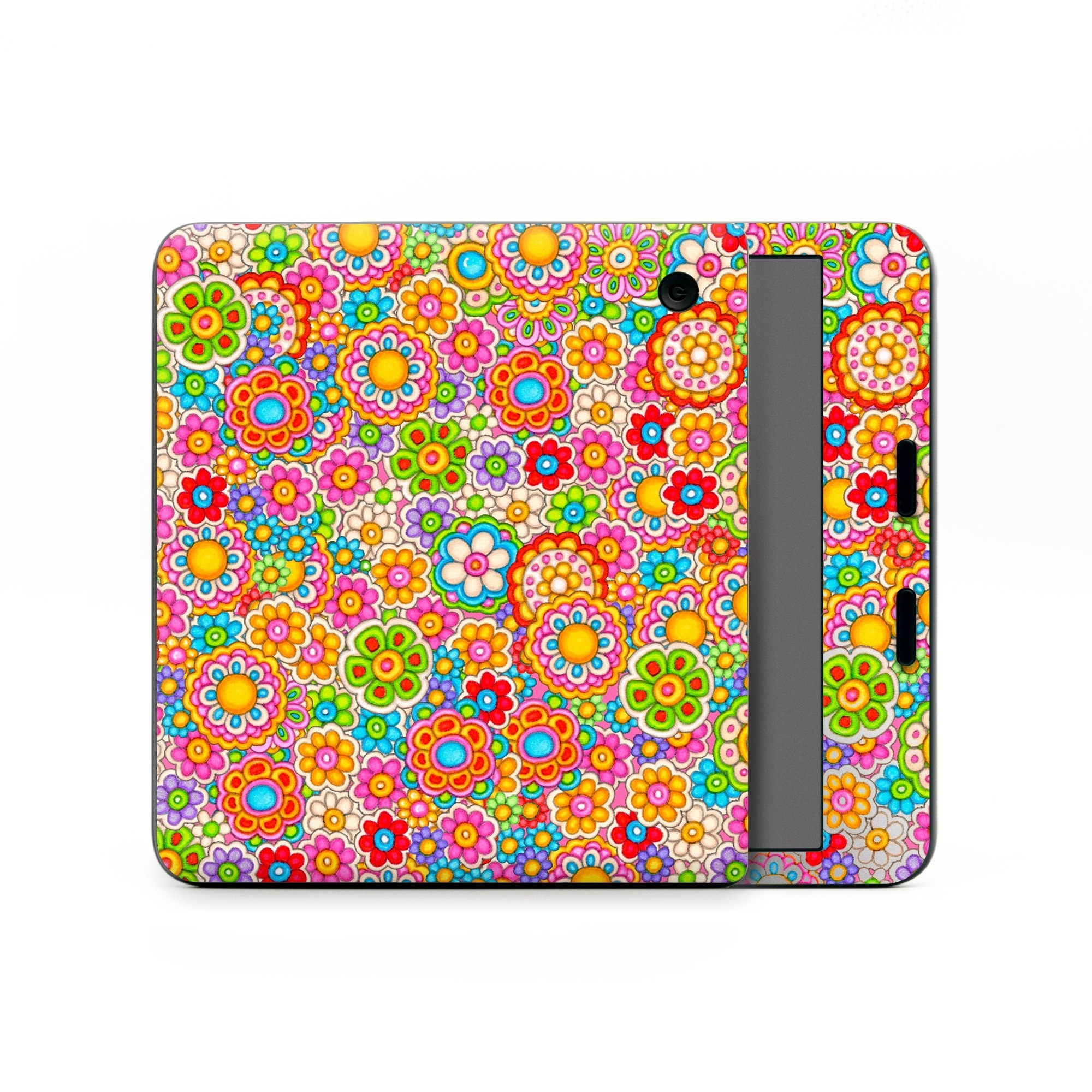 Kobo Libra Colour Skin design of Pattern, Design, Textile, Visual arts, with pink, red, orange, yellow, green, blue, purple colors