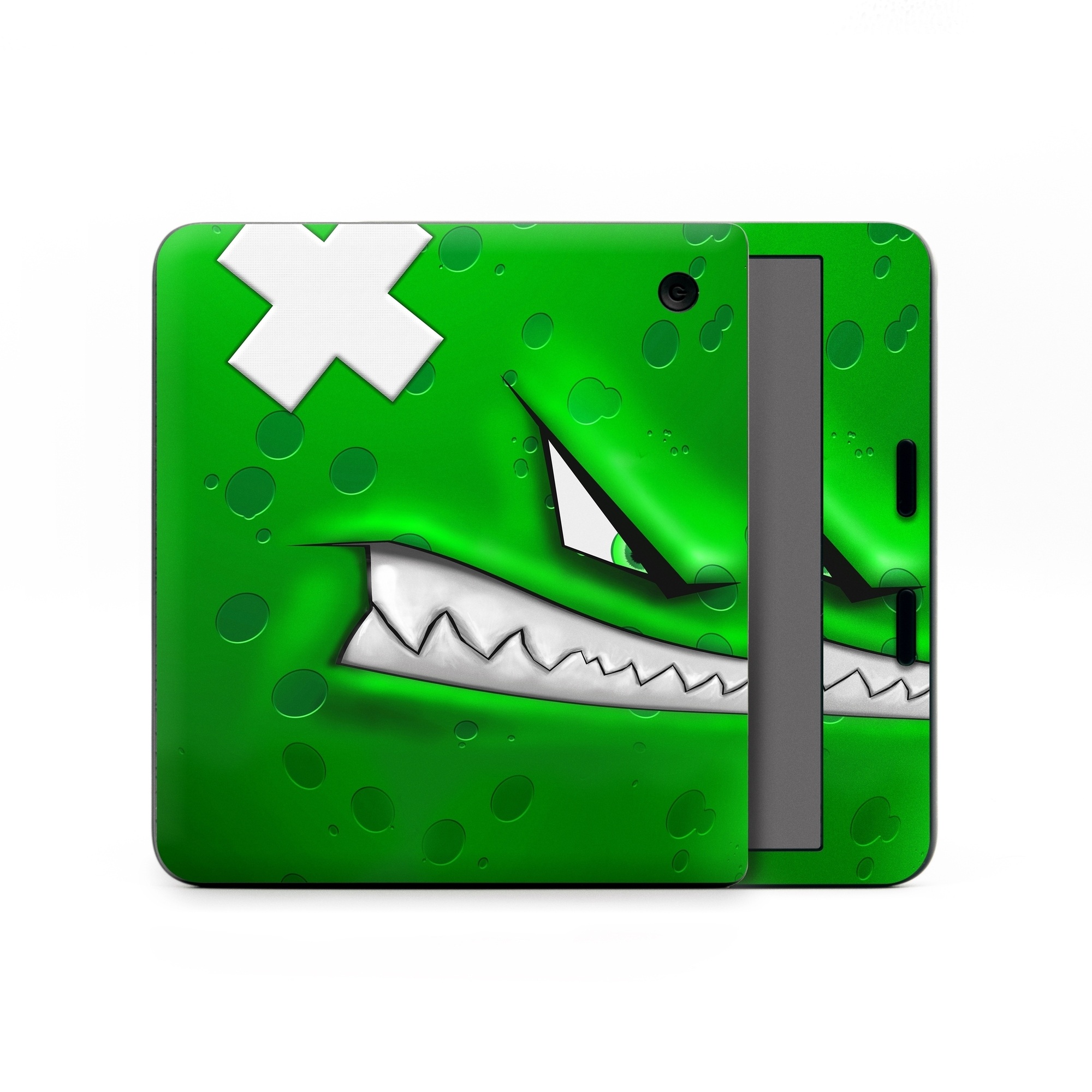 Kobo Libra Colour Skin design of Green, Font, Animation, Logo, Graphics, Games, with green, white colors