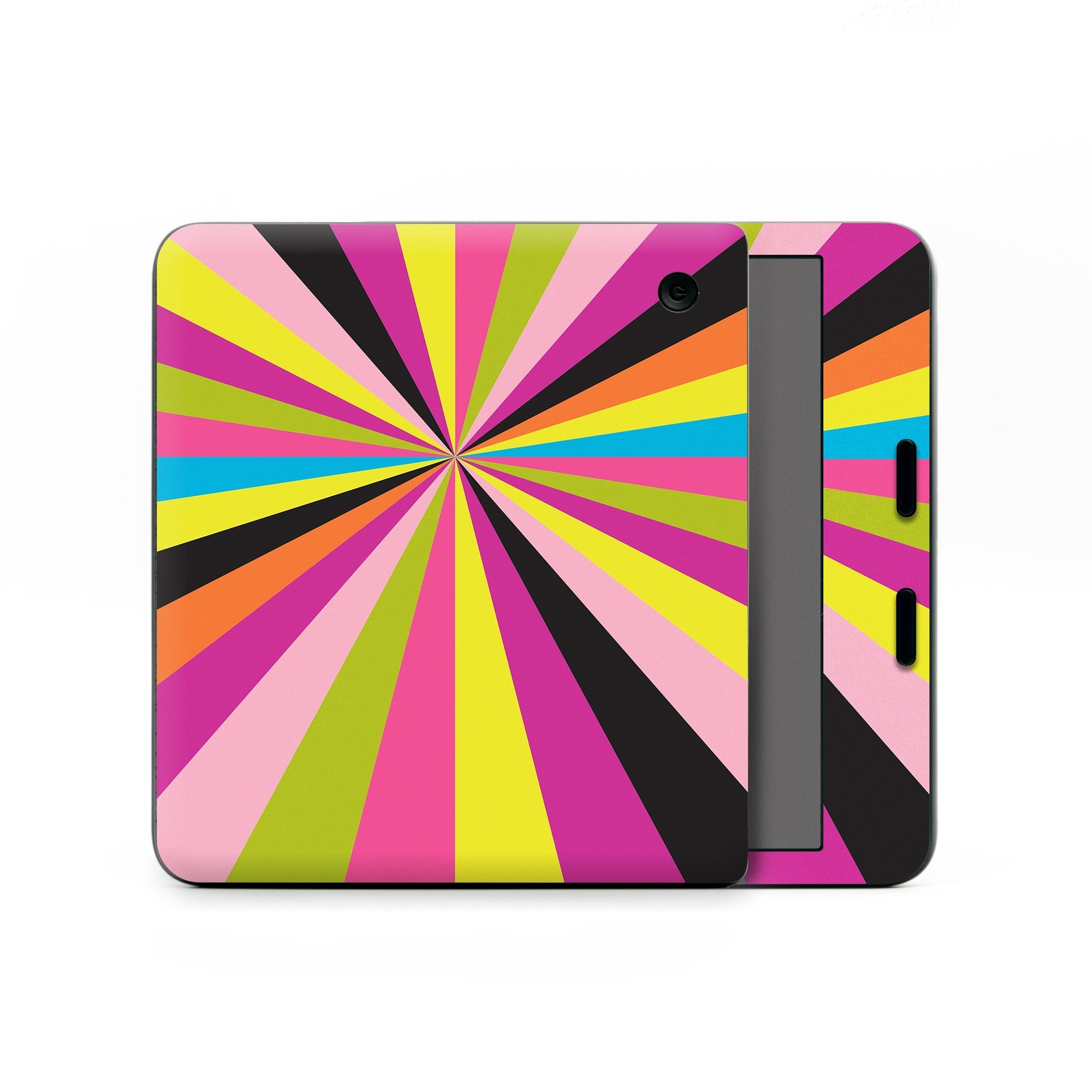 Kobo Libra Colour Skin design of Colorfulness, Material property, Magenta, Symmetry, Tints and shades, Creative arts, Pattern, Electric blue, Art, Design, with black, pink, yellow, purple, green, blue, orange colors