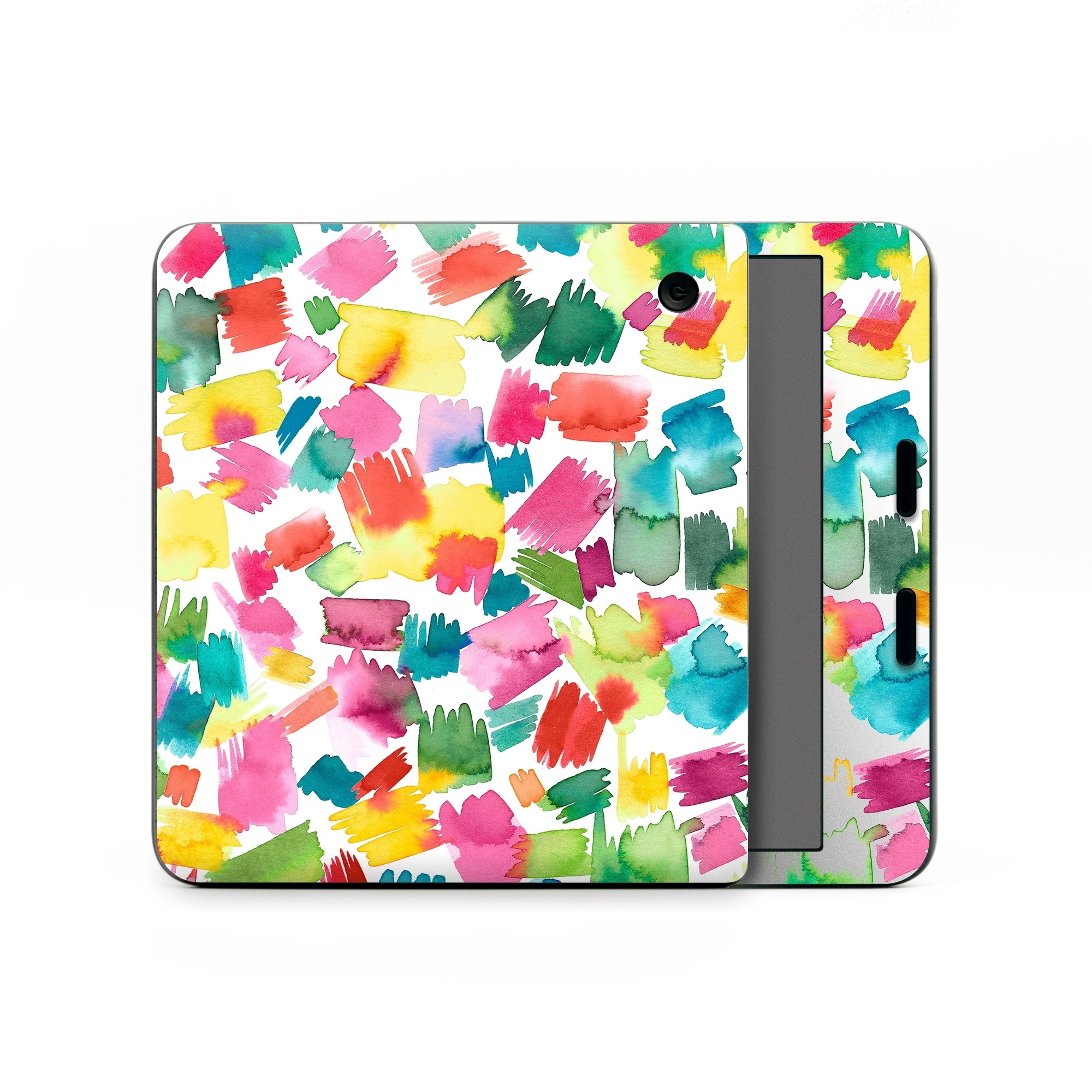 Kobo Libra Colour Skin design of Colorfulness, Rectangle, Pattern, Art, Creative arts, Font, Circle, Tints and shades, Symmetry, Magenta, with white, red, pink, yellow, orange, green, blue colors