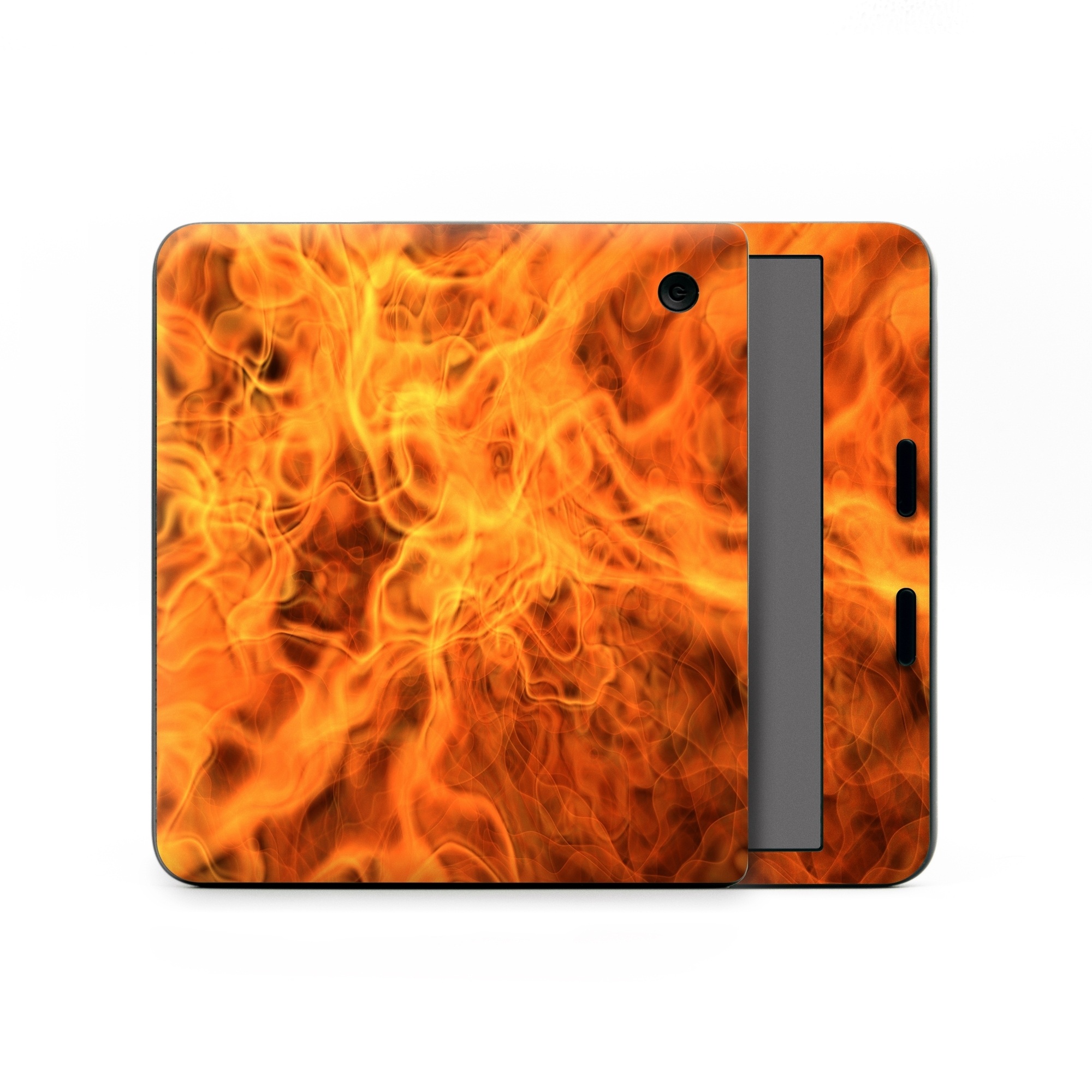 Kobo Libra Colour Skin design of Flame, Fire, Heat, Orange, with red, orange, black colors