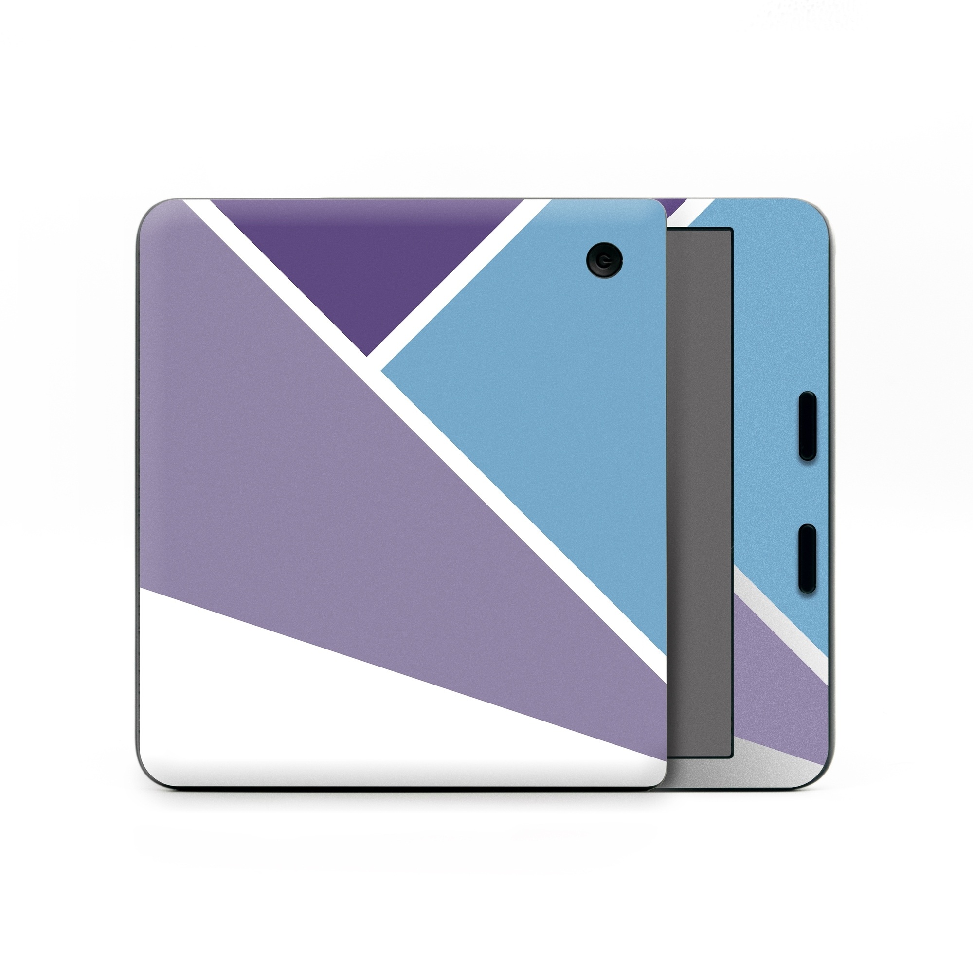 Kobo Libra Colour Skin design of Violet, Purple, Turquoise, Line, Pattern, Design, Graphic design, Font, Triangle, Magenta, with white, blue, purple colors