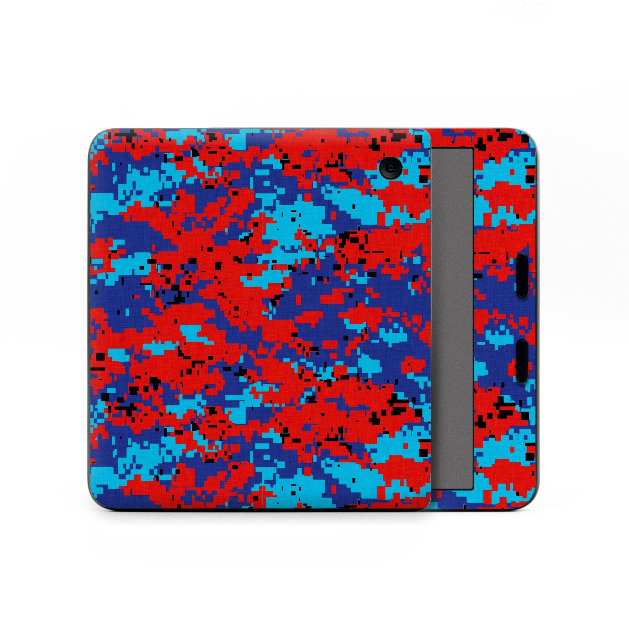 Kobo Libra Colour Skin design of Blue, Red, Pattern, Textile, Electric blue, with blue, red colors