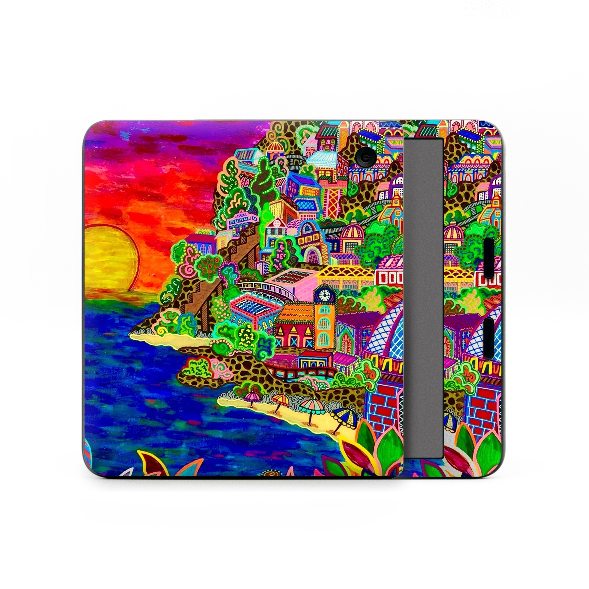 Kobo Libra Colour Skin design of Art, Modern art, Visual arts, Painting, with red, blue, yellow, purple, white, green, orange colors