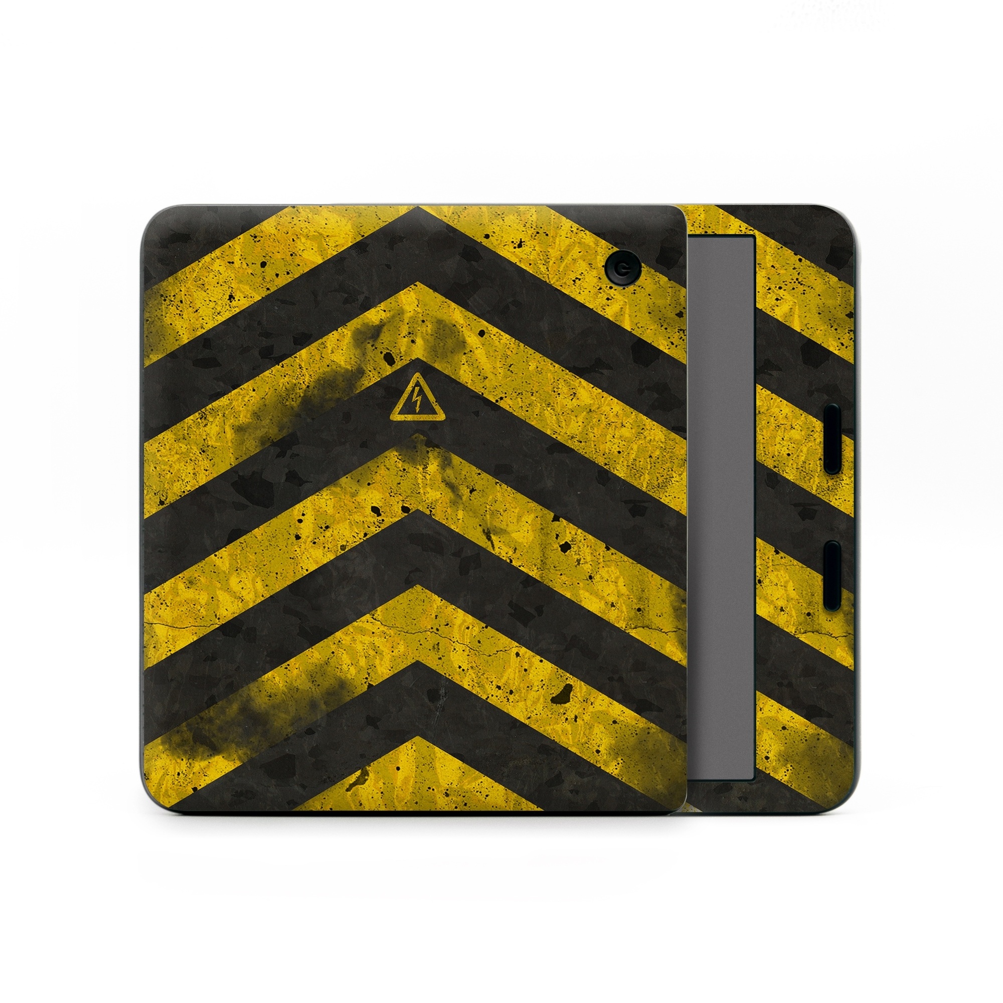 Kobo Libra Colour Skin design of Colorfulness, Road surface, Yellow, Rectangle, Asphalt, Font, Material property, Parallel, Tar, Tints and shades, with black, gray, yellow colors