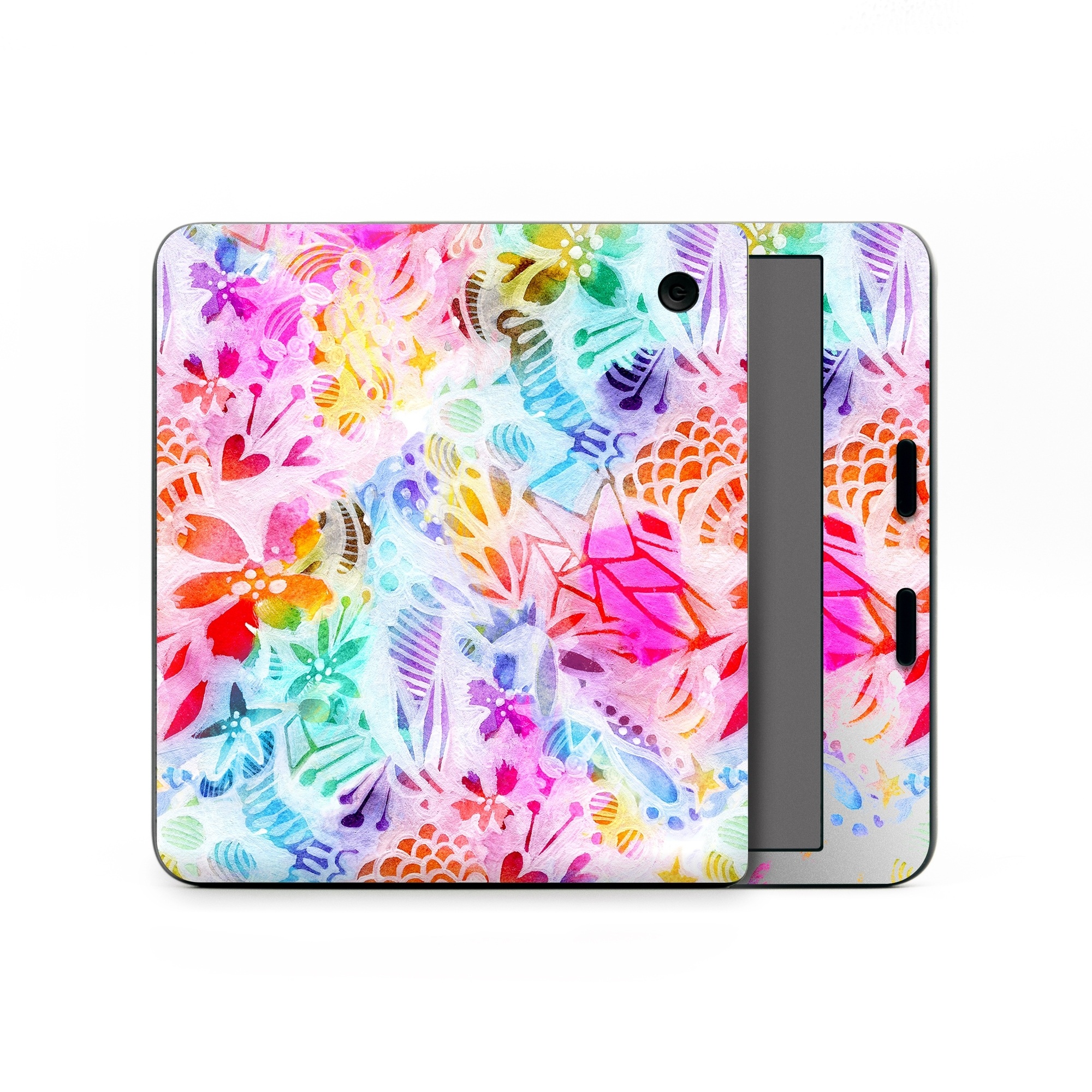 Kobo Libra Colour Skin design of Pattern, Design, Textile, Art, with gray, pink, purple, blue colors