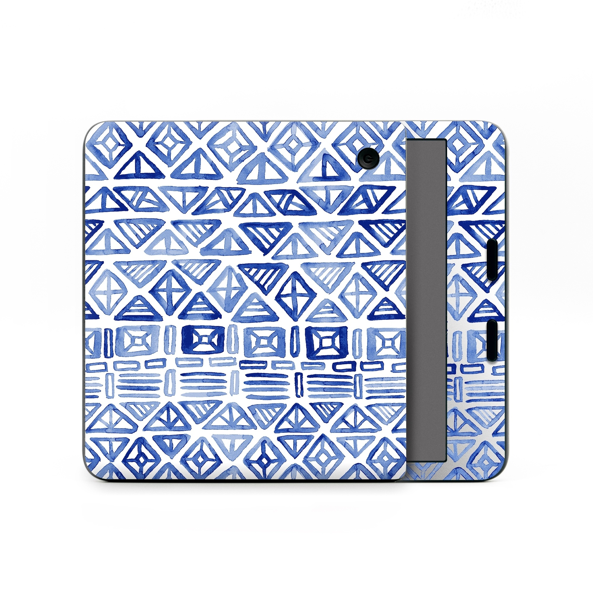 Kobo Libra Colour Skin design of Pattern, Line, Design, Symmetry, Visual arts, Parallel, with white, blue colors