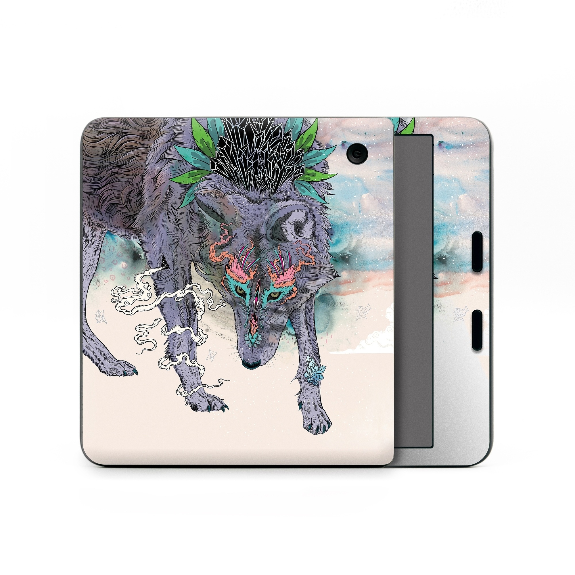 Kobo Libra Colour Skin design of Illustration, Boar, Art, Drawing, Fictional character, Sketch, Suidae, with gray, pink, black, blue, yellow colors