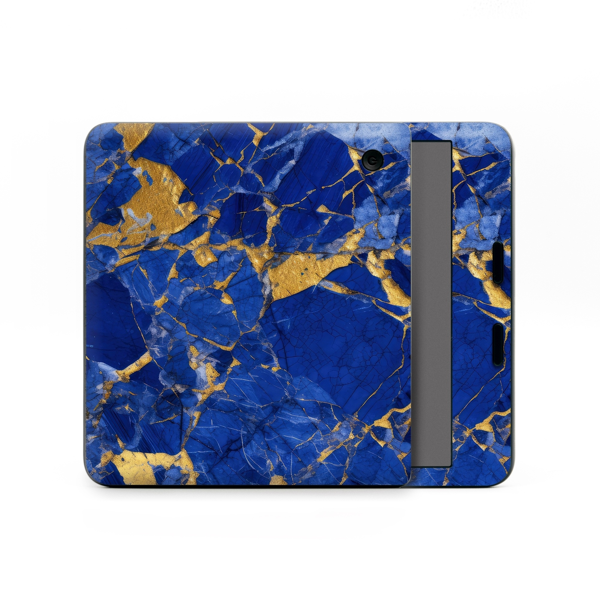Kobo Libra Colour Skin design of Liquid, Blue, Azure, Fluid, Pattern, Electric blue, Tints and shades, Transparent material, Water, Symmetry, with blue, yellow, brown, orange colors