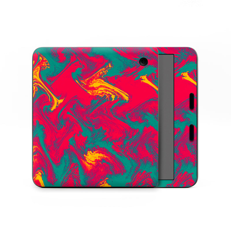 Kobo Libra Colour Skin design of Red, Orange, Visual arts, Paint, Modern art, Graphics, Art Paint