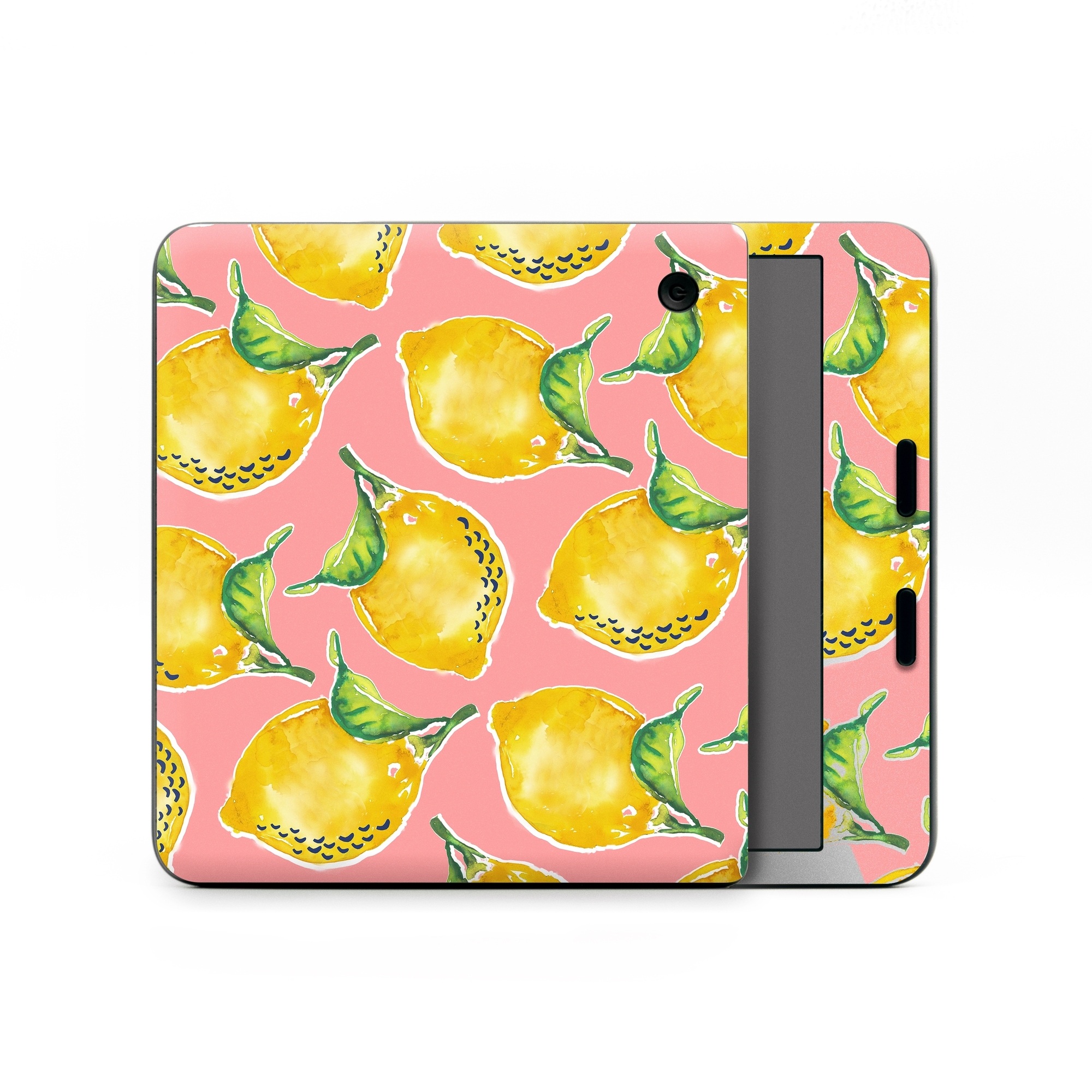 Kobo Libra Colour Skin design of Yellow, Plant, with yellow, green, pink colors