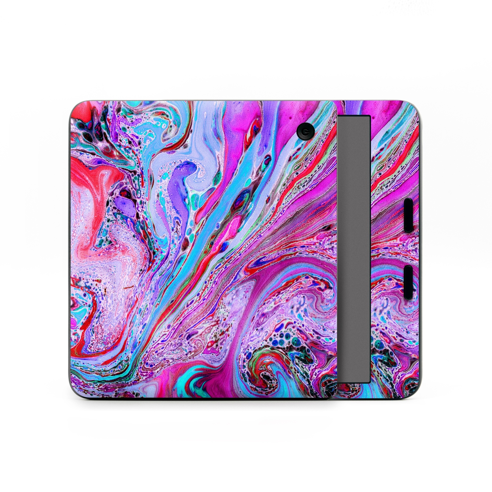 Kobo Libra Colour Skin design of Pink, Purple, Pattern, Design, Visual arts, Art, Psychedelic art, Magenta, Acrylic paint, Colorfulness, with pink, purple, blue, green colors