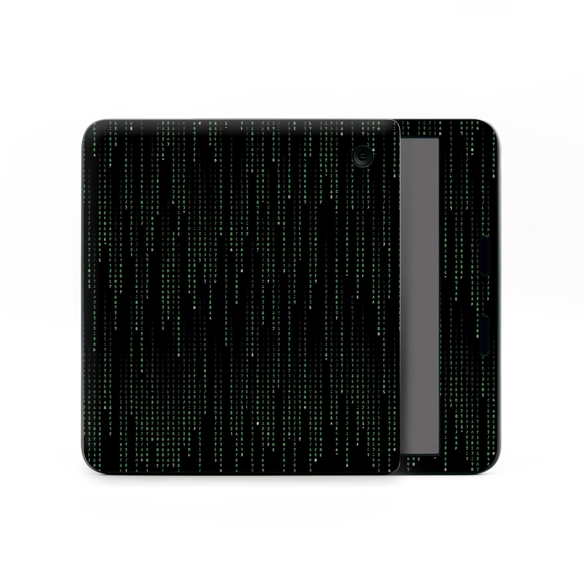 Kobo Libra Colour Skin design of Green, Black, Pattern, Symmetry, with black colors
