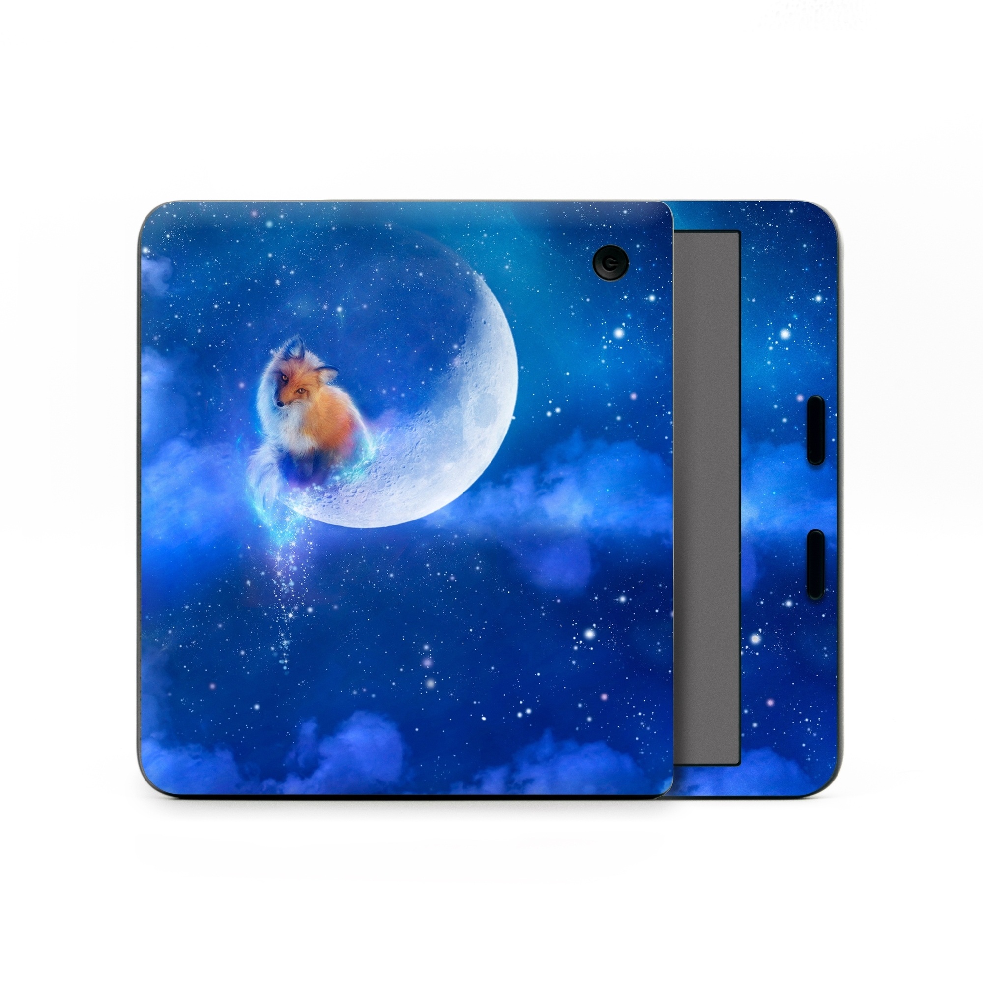 Kobo Libra Colour Skin design of Sky, Atmosphere, Astronomical object, Outer space, Space, Universe, Illustration, Nebula, Galaxy, Fictional character, with blue, black, gray colors